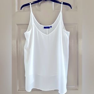 Apt 9 Camisole, White, XL
